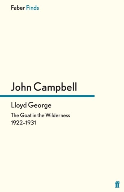Lloyd George, John Campbell - Paperback - 9780571302062