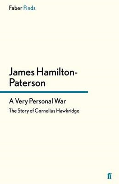 A Very Personal War, James Hamilton-Paterson - Paperback - 9780571317516