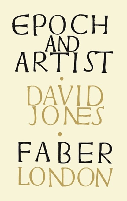 Epoch and Artist, David Jones - Paperback - 9780571339501