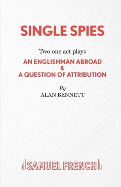 Single Spies, Alan Bennett - Paperback - 9780573018916