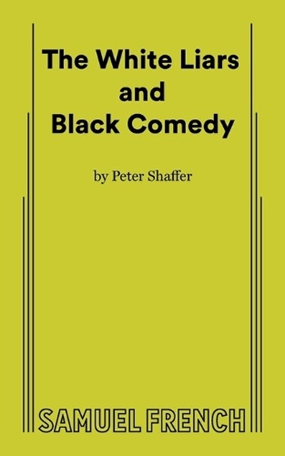 The White Liars and Black Comedy, Peter Shaffer - Paperback - 9780573606120