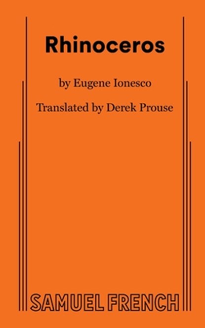 Rhinoceros, Eugene Ionesco - Paperback - 9780573614743