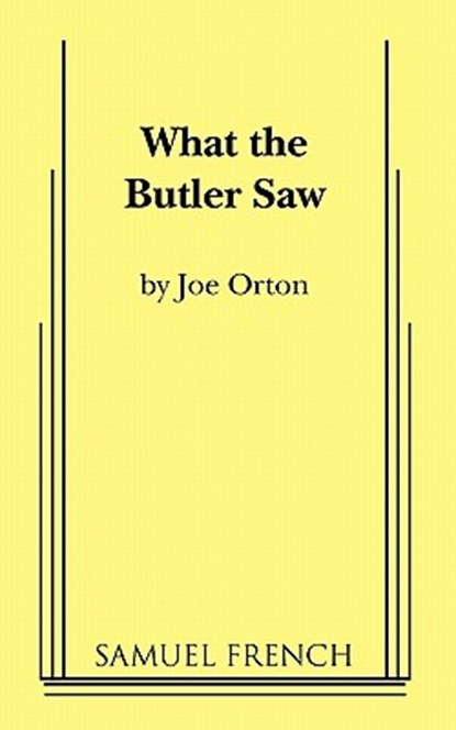 What the Butler Saw, Joe Orton - Paperback - 9780573617775