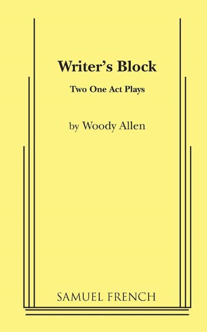 Writer's Block, Woody Allen - Paperback - 9780573626302
