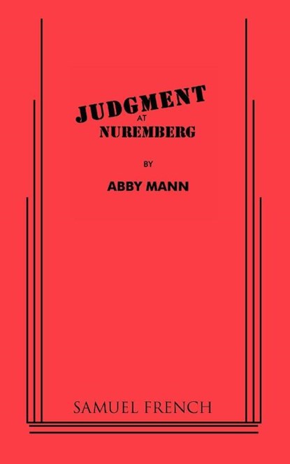 Judgment at Nuremberg, Abby Mann - Paperback - 9780573627897