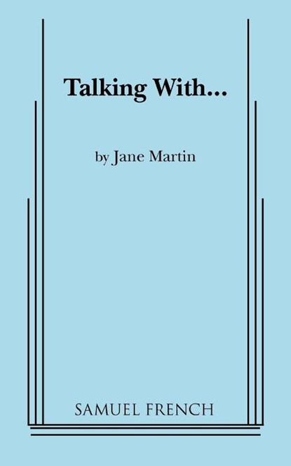 Talking With..., Jane Martin - Paperback - 9780573630217