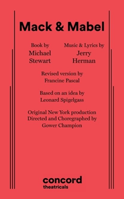 Mack & Mabel, Michael Stewart ; Jerry Herman - Paperback - 9780573680748