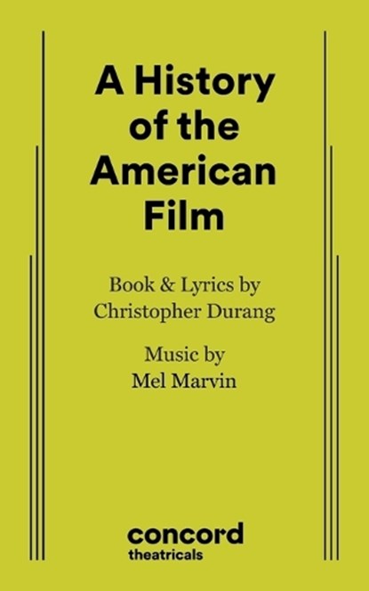 HISTORY OF THE AMERICAN FILM, niet bekend - Paperback - 9780573680892
