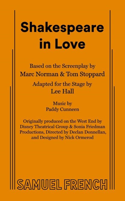Shakespeare in Love, Lee Hall ; Marc Norman ; Tom Stoppard - Paperback - 9780573705205