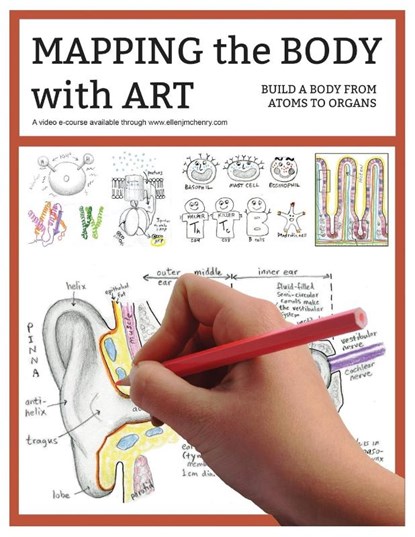 Mapping the Body with Art workbook, Ellen J McHenry - Paperback - 9780578503349