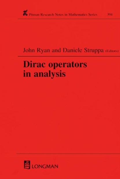 Dirac Operators in Analysis, niet bekend - Gebonden - 9780582356818