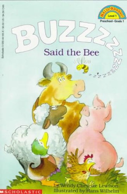 "Buzz," Said the Bee (Scholastic Reader, Level 1), LEWISON,  Wendy Cheyette - Paperback - 9780590441858