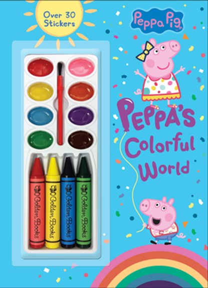 Peppa's Colorful World (Peppa Pig), Golden Books - Paperback - 9780593118917