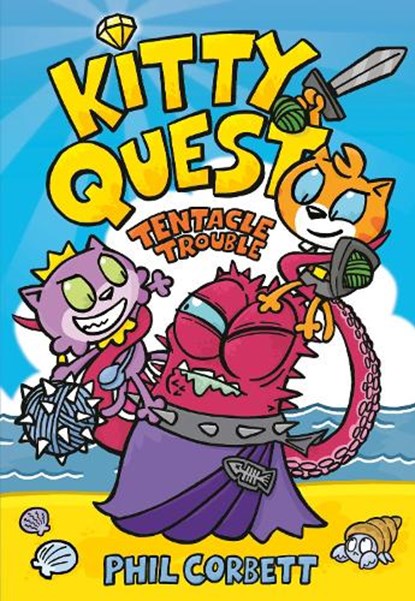 Kitty Quest: Tentacle Trouble: A Graphic Novel, Phil Corbett - Gebonden - 9780593205471