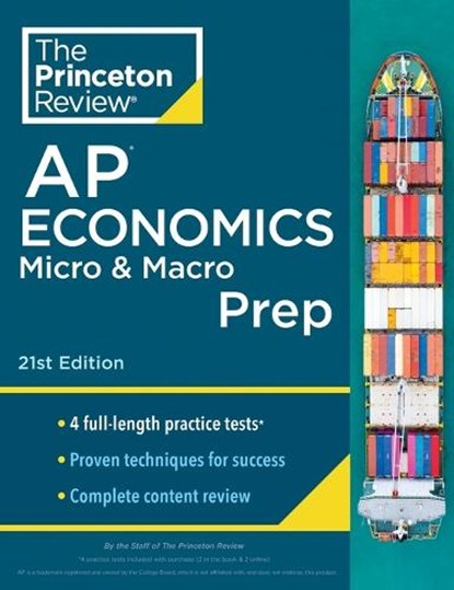 Princeton Review AP Economics Micro & Macro Prep, 2024, The Princeton Review - Paperback - 9780593516799