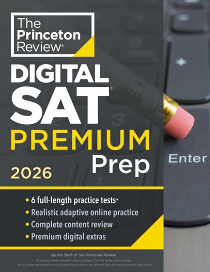 Princeton Review Digital SAT Premium Prep, 2026, The Princeton Review - Paperback - 9780593518335
