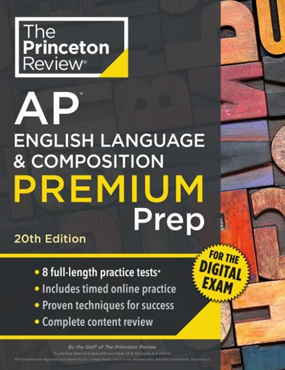 Princeton Review AP English Language & Composition Premium Prep, 20th Edition, Princeton Review - Paperback - 9780593518434