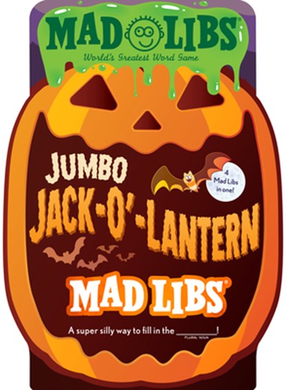 Jumbo Jack-O'-Lantern Mad Libs: 4 Mad Libs in 1!: World's Greatest Word Game, Mad Libs - Paperback - 9780593522714