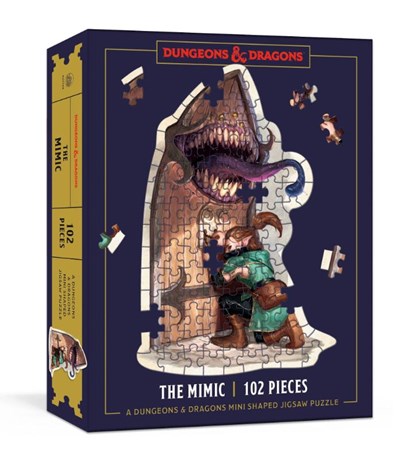 Dungeons & Dragons Mini Shaped Jigsaw Puzzle: The Mimic Edition, Official Dungeons & Dragons Licensed - Gebonden Boxset - 9780593580691
