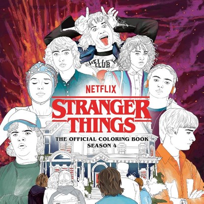 Stranger Things: The Official Coloring Book, Season 4, NETFLIX - Paperback - 9780593581827