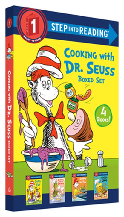Cooking with Dr. Seuss Step Into Reading 4-Book Boxed Set: Cooking with the Cat; Cooking with the Grinch; Cooking with Sam-I-Am; Cooking with the Lora, Various - Paperback - 9780593645208