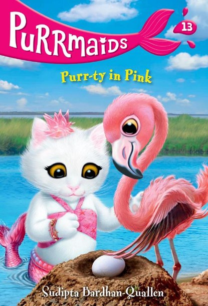 Purrmaids #13: Purr-ty in Pink, Sudipta Bardhan-Quallen - Paperback - 9780593645345