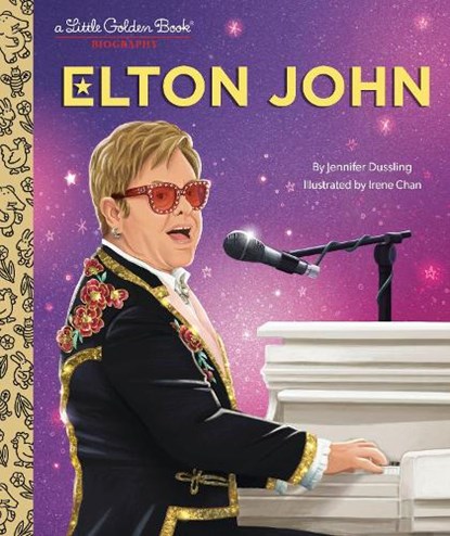 Elton John: A Little Golden Book Biography, Jennifer Dussling ; Irene Chan - Gebonden - 9780593647301