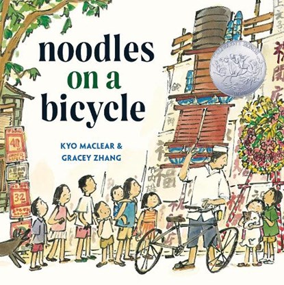 Noodles on a Bicycle, Kyo Maclear ; Gracey Zhang - Gebonden - 9780593706084