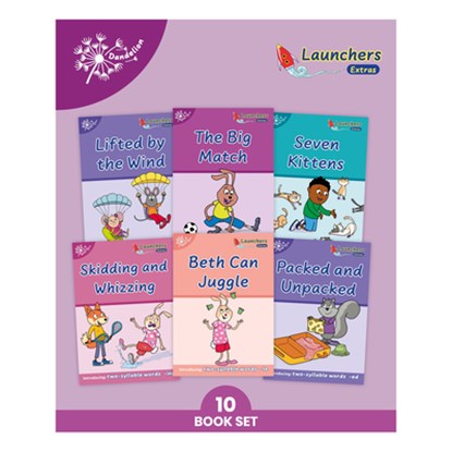 Phonic Books Dandelion Launchers Extras Stages 16-20: Simple Two-Syllable Words and Suffixes, Phonic Books - Paperback - 9780593847138