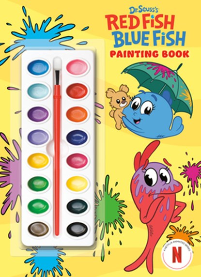 Dr. Seuss's Red Fish, Blue Fish Painting Book, Random House - Paperback - 9780593905432