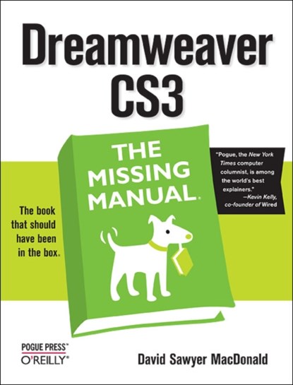 Dreamweaver CS3 the Missing Manual, David Sawyer McFarland - Paperback - 9780596510435