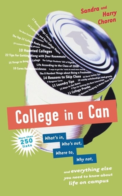 College in a Can, Sandra Choron ; Harry Choron - Paperback - 9780618408719