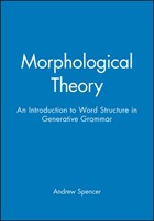 Morphological Theory | Andrew Spencer | 