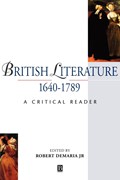 British Literature 1640-1789 | Robert Demaria | 