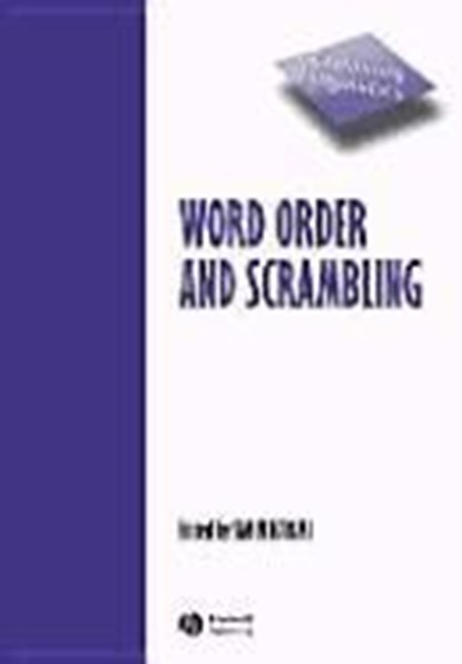 Word Order and Scrambling, Simin (University of Arizona) Karimi - Paperback - 9780631233282