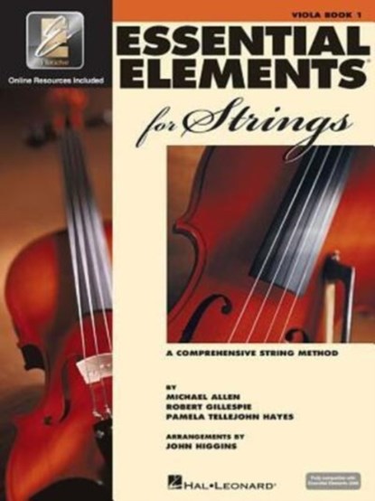 Essential Elements for Strings Viola Book 1 Beginner Viola Sheet Music and Eei Online Resources, Robert Gillespie - AVM - 9780634038181