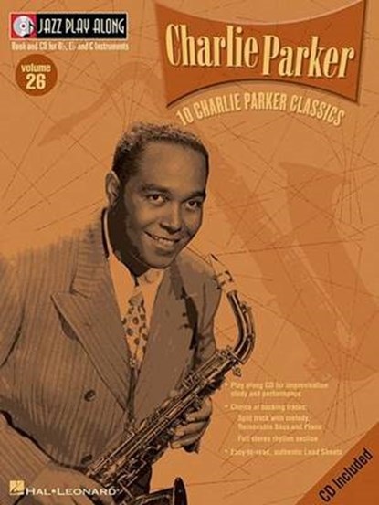 Charlie Parker - Jazz Play-Along Volume 26 Book/Online Audio [With CD (Audio)], Charlie Parker - AVM - 9780634067969