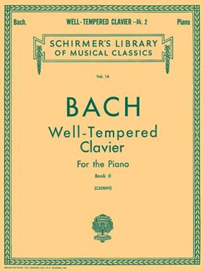 Well Tempered Clavier - Book 2, Carl Czerny - Paperback - 9780634069925
