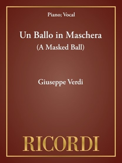 UN BALLO IN MASCHERA (A MASKED, Giuseppe Verdi - Paperback - 9780634071225
