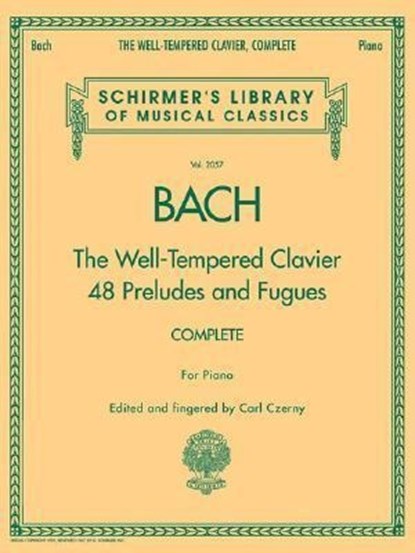 WELL-TEMPERED CLAVIER COMP, Carl Czerny - Gebonden - 9780634099212