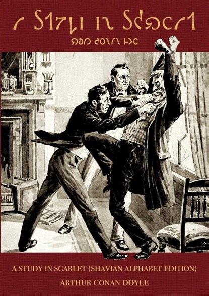 A Study in Scarlet (Shavian alphabet edition), Sir Arthur Conan Doyle - Paperback - 9780648570516