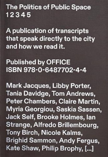 The Politics of Public Space, Tom Muratore - Paperback - 9780648770244
