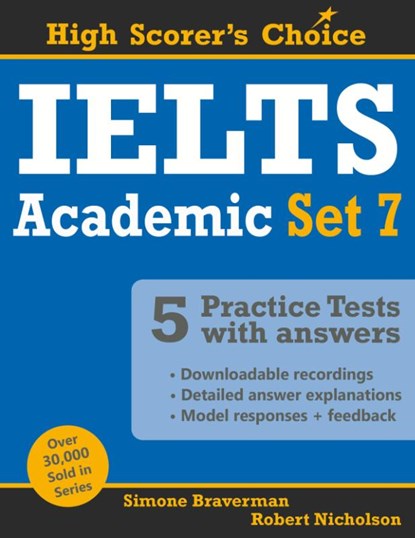 IELTS 5 Practice Tests, Academic Set 7, Simone Braverman ; Robert Nicholson - Paperback - 9780648868231