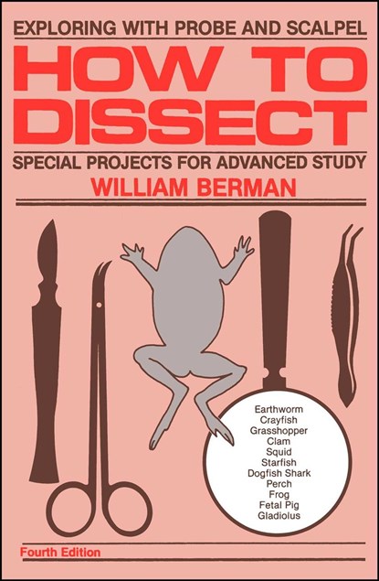 How to Dissect, William Berman - Paperback - 9780671763428