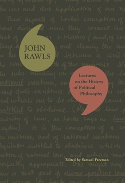 Lectures on the History of Political Philosophy, John Rawls - Paperback - 9780674030633