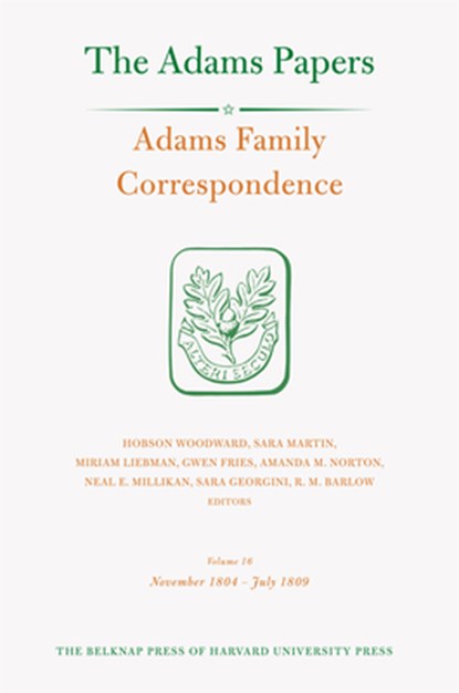 Adams Family Correspondence, Adams Family - Gebonden - 9780674247741