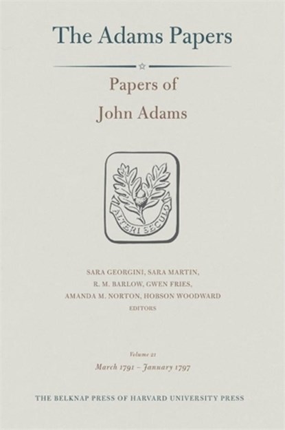 Papers of John Adams, John Adams - Gebonden - 9780674247772