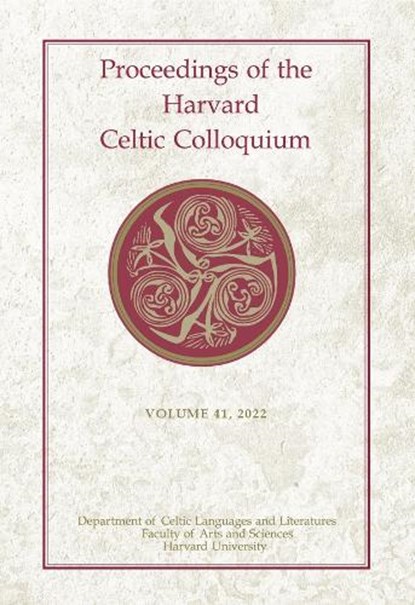 Proceedings of the Harvard Celtic Colloquium, 41: 2022, Lorena Alessandrini ; Colin Brady ; Rachel Martin - Gebonden - 9780674295780