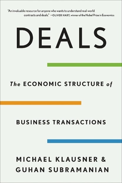 Deals, Michael Klausner ; Guhan Subramanian - Paperback - 9780674303539