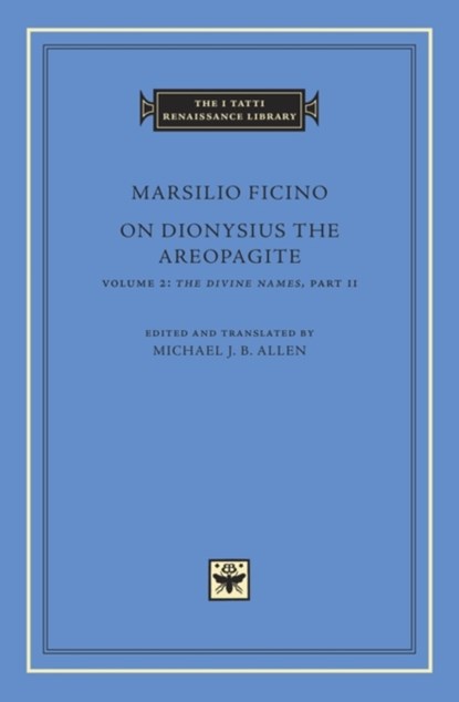 On Dionysius the Areopagite, Marsilio Ficino - Gebonden - 9780674743793